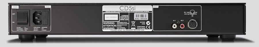 Naim Audio CD5si CD Player Rear View