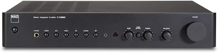 NAD C 316BEE V2 Stereo Integrated Amplifier Front View