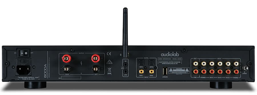 Audiolab 6000A Integrate Amplifier Rear Black