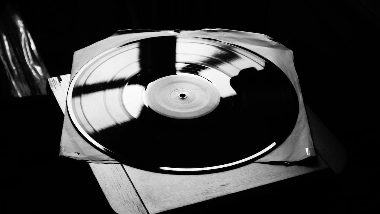 Black Vinyl Record. Photo by Richard Clyborne