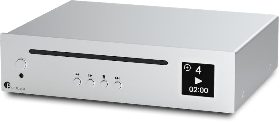 Pro-ject CD Box S3 CD Player Silver Front