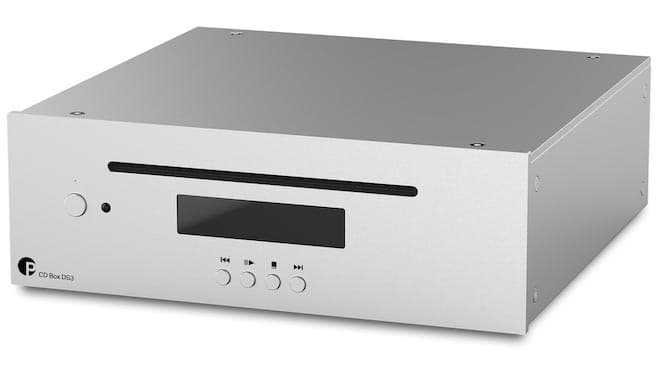Pro-Ject CD Box DS3 CD Player Silver Front Angle