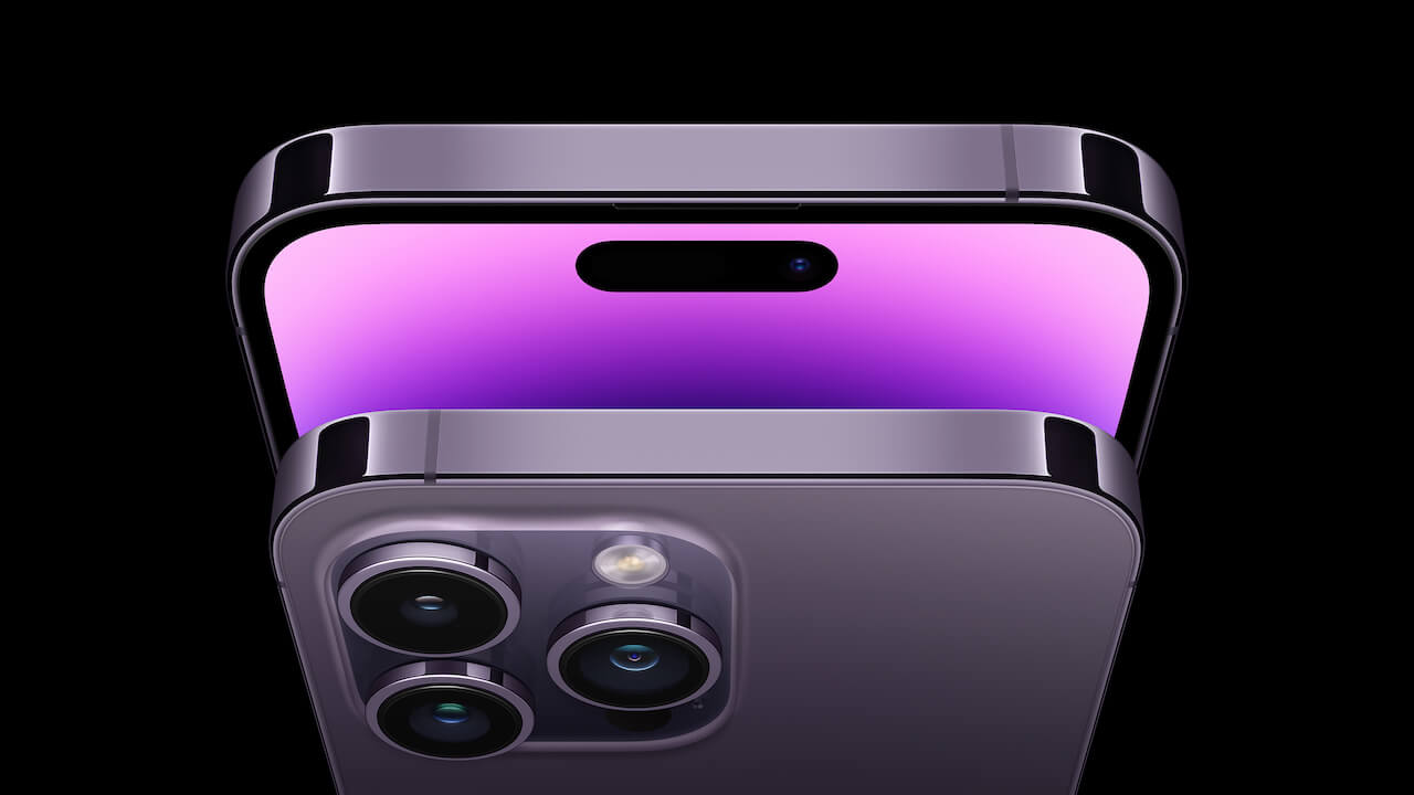 Apple iPhone 14 Pro Purple with Dynamic Island