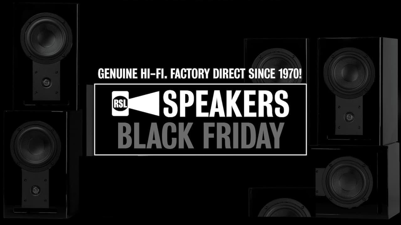 RSL Speakers Black Friday Sale