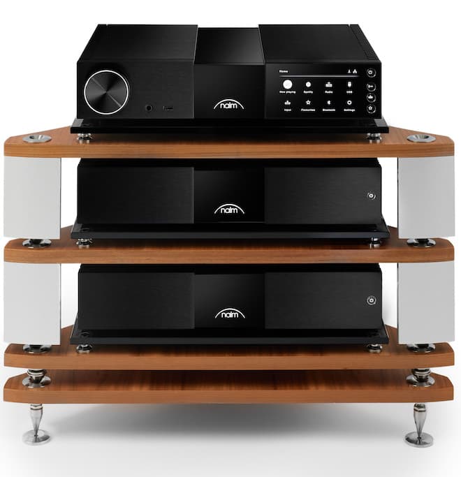 Naim Audio New Classic Series System in Rack Front