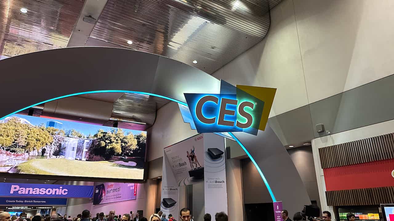Outside Central Hall at CES 2023