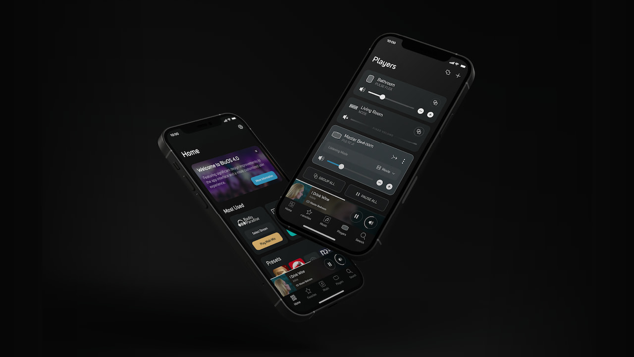 BluOS 4.0 Screenshot on iPhones