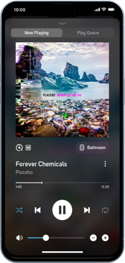 BluOS 4.0 Screenshot on iOS / iPhone