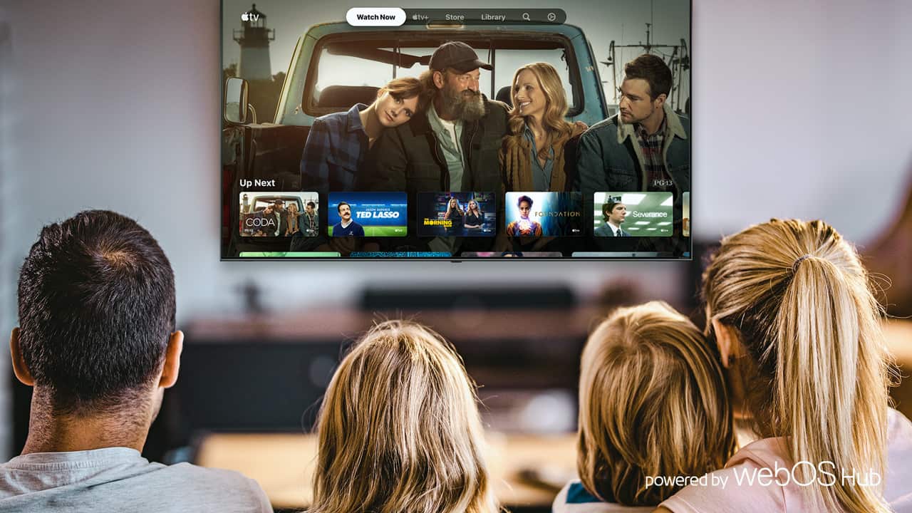 LG WebOS Hub with Apple TV