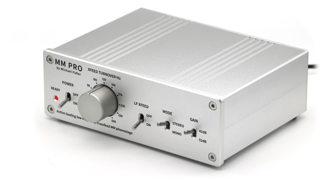 Michael Fidler MM Pro Phono Preamplifier Front Angle