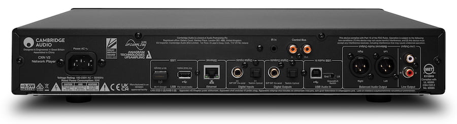 Cambridge Audio CXN v2 Black Edition Network Player Rear