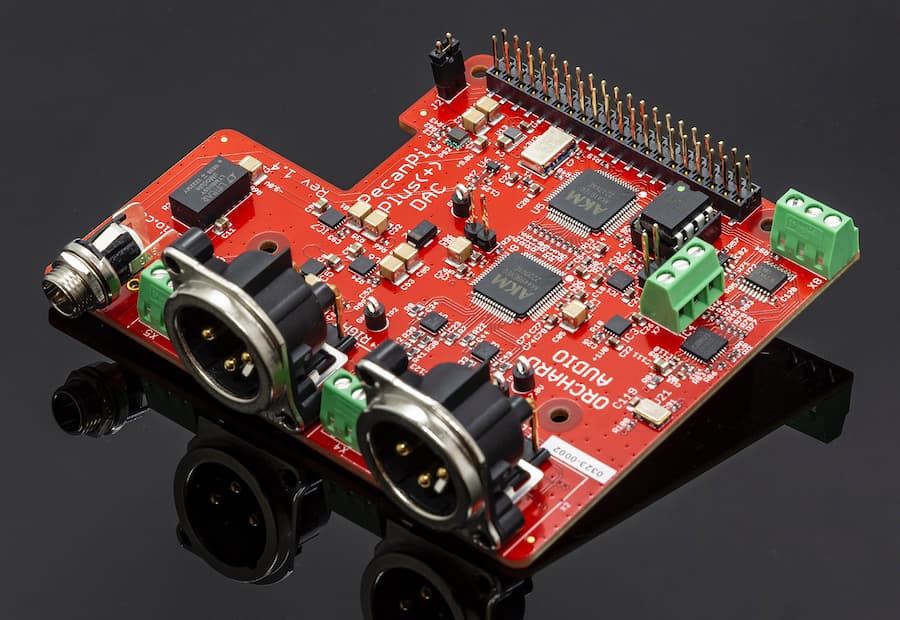 Orchard Audio PecanPi+ DAC Circuit Board with AKM chipset